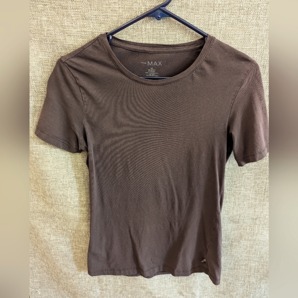 To The Max women's top, Medium, Brown
